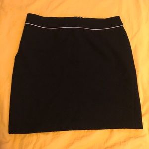 Short black professional skirt